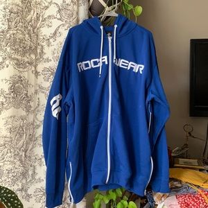 Plus Men's Royal Blue Rocawear Hoodie Size 3X